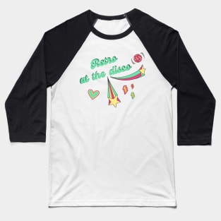 Retro at the disco Baseball T-Shirt